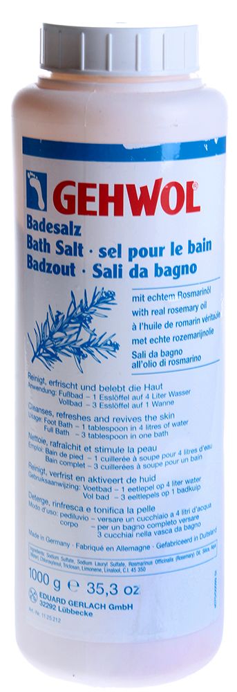 Gehwol соль для ванны с розмарином 1000г SALE
