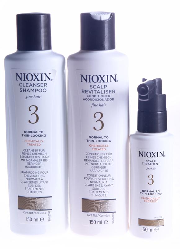 Nioxin система 3 набор 150мл+150мл+50мл рес
