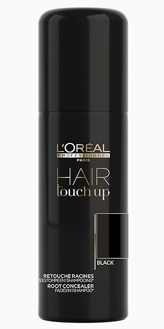 Loreal hair touch up консилер для волос black черный 75мл БС