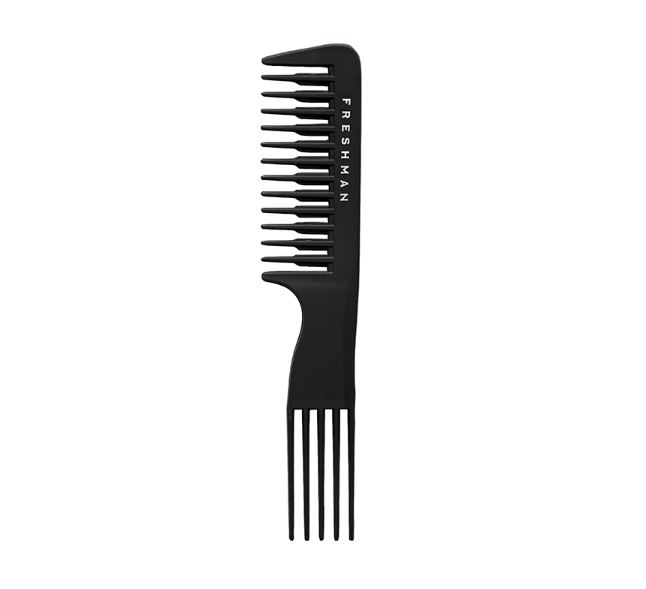 Freshman Collection Carbon расческа разноуровневая для волос с хвостом 023 (э)
