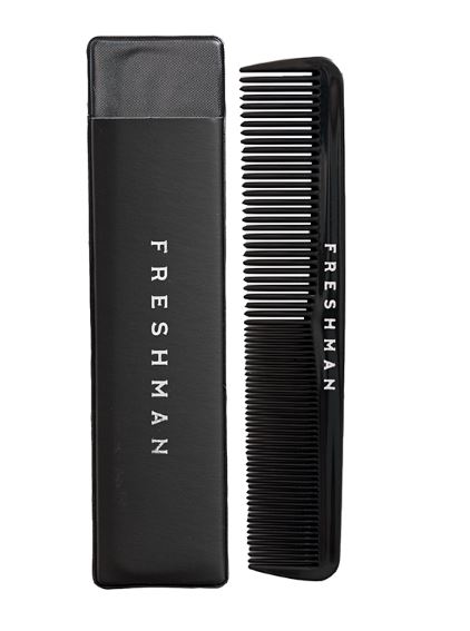 Freshman Collection Carbon расческа гребень компактная для моделирования и стрижки размер S (э)