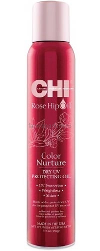 Chi rosehip oil сухое масло для волос масло дикой розы поддержание цвета 150 г
