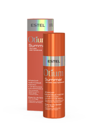 Еstеl оtium summer эликсир шёлковые капли с uv-фильтром для кончиков волос 100 мл
