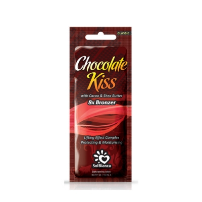 Solbianca крем для загара в солярии chocolate kiss с маслом какао маслом ши и бронзаторами 15 мл