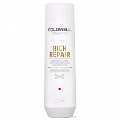 Gоldwell dualsenses rich repair шампунь восстанавливающий для сухих и поврежденных волос 250 мл (д)