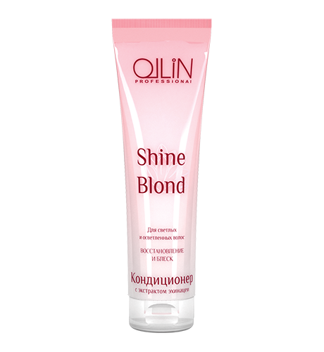 Ollin shine blond кондиционер с экстрактом эхинацеи 200мл