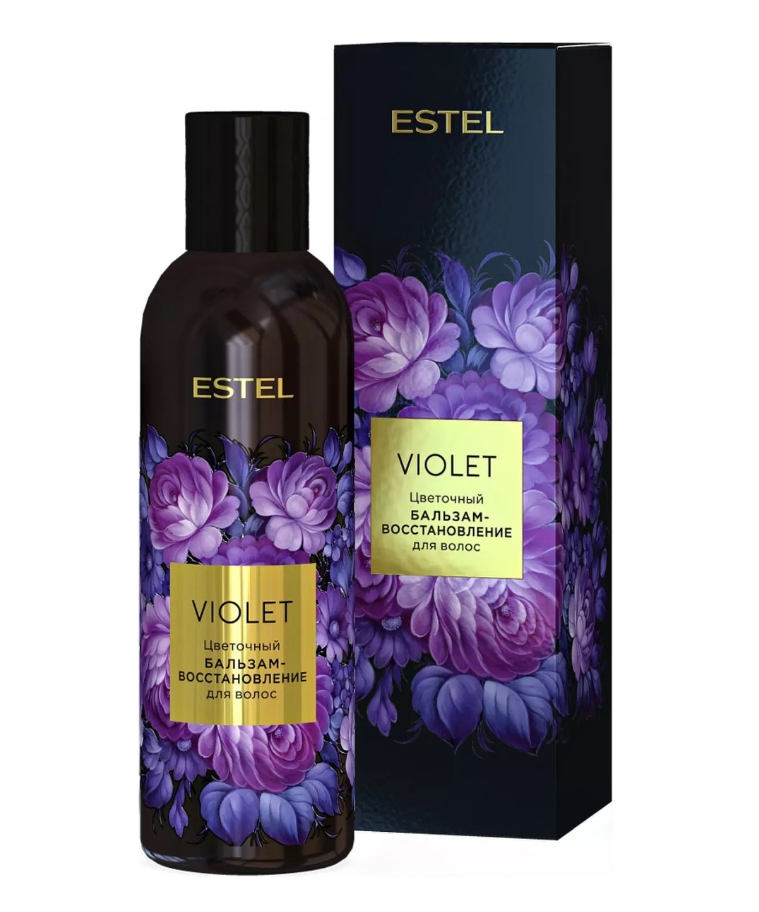 Еstеl flowers цветочный бальзам-восстановление для волос violet 200 мл