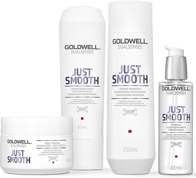 Gоldwell dualsenses just smooth уход для непослушных и пушащихся волос