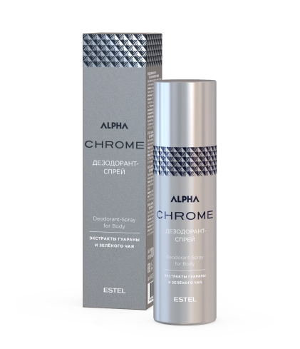 Estel alpha homme chrome дезодорант-спрей 100 мл
