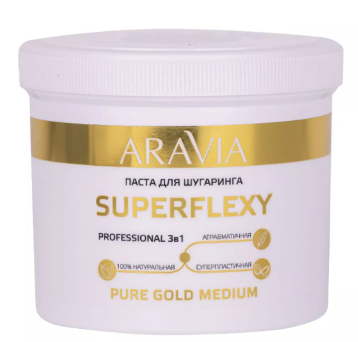 Aravia паста для шугаринга superflexy pure gold 750 гр (р)