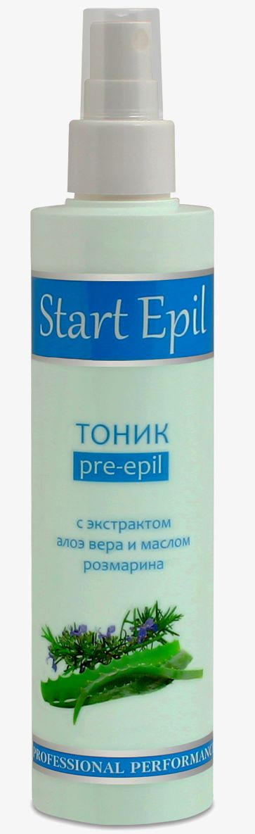 Aravia start epil тоник перед депиляцией для чуствительной кожи с экстрактом алоэ и маслом розмарина 200мл (р)