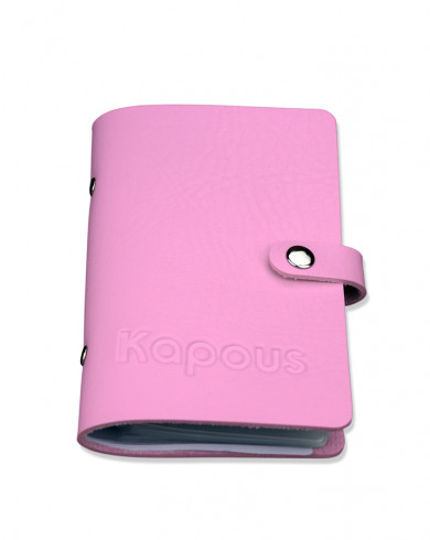 Kapous органайзер для стемпинг пластин на 15 шт crazy story розовый