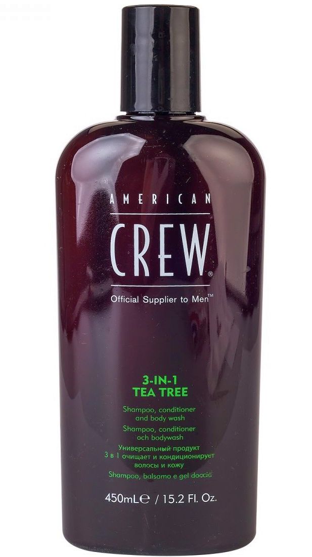 American crew средство для волос 3 в 1 чайное дерево 450мл БС