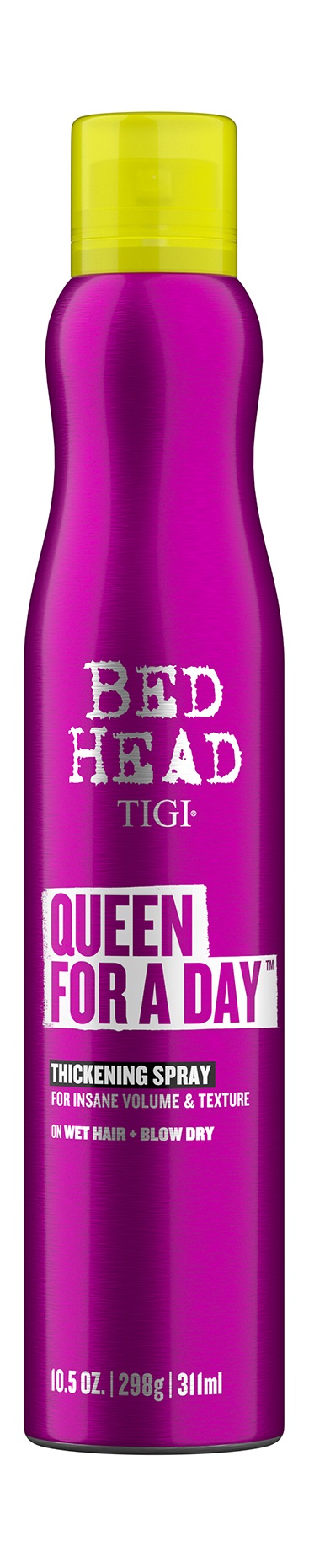 Tigi bed head queen for a day спрей лак для придания объема волосам 311мл