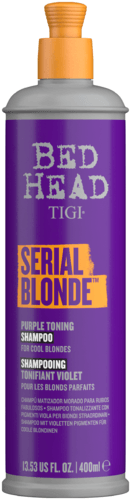 Tigi bed head serial blonde toning фиолетовый шампунь для блондинок 400мл