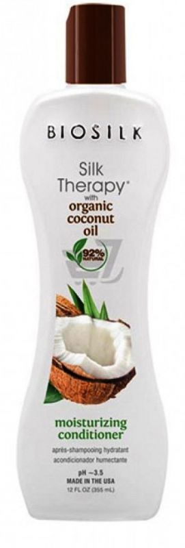 Biosilk silk therapy organic coconut oil moisturizing кондиционер 355 мл БС