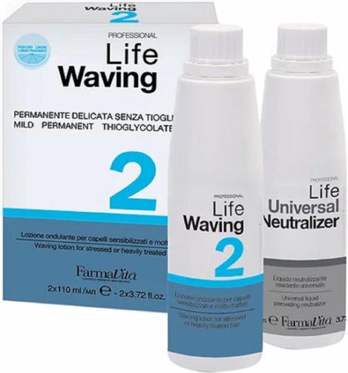 Farmavita life waving kit 2 набор химической завивки для ослабленных и обесцвеченных волос