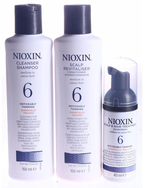 Nioxin система 6 набор 150мл+150мл+40мл