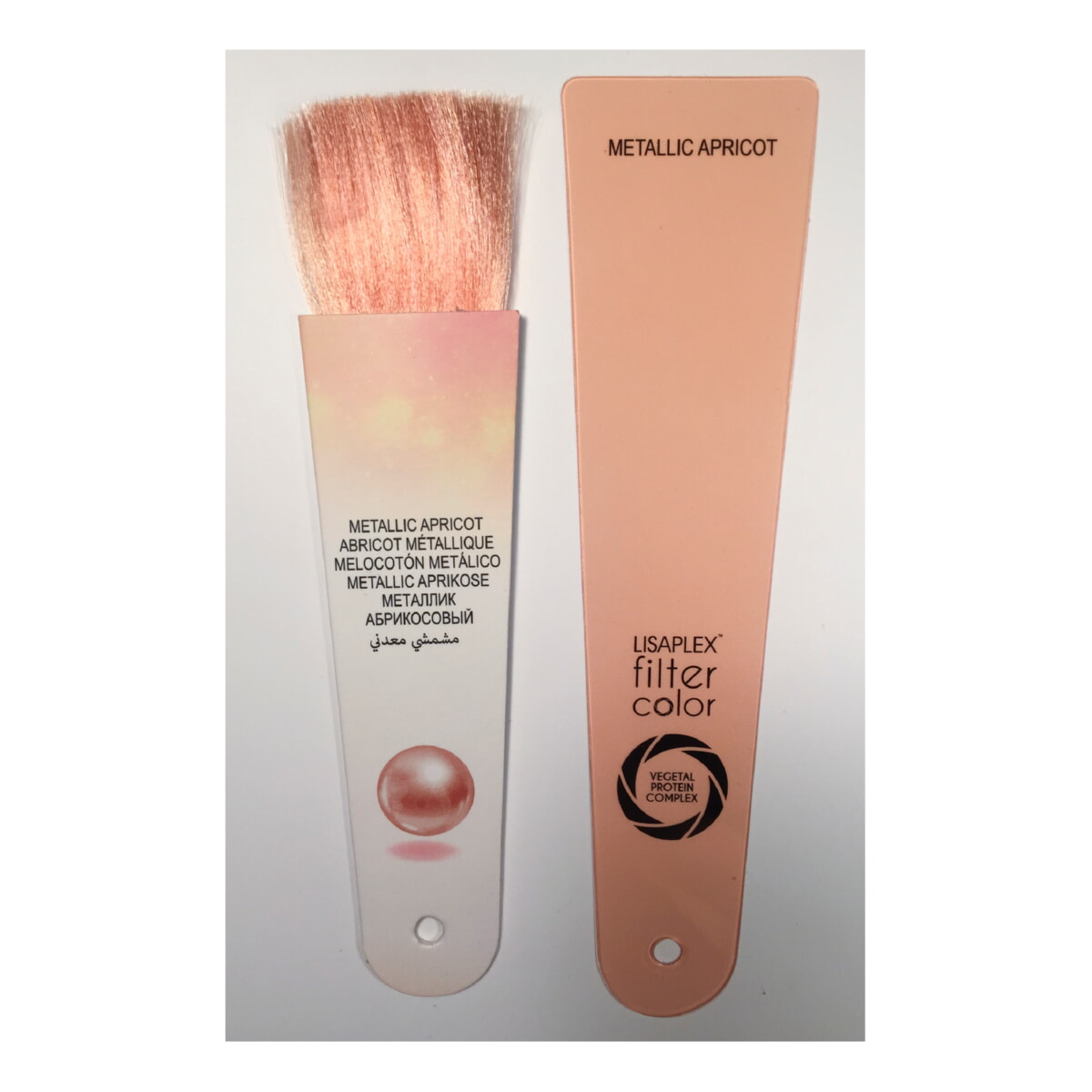 Lisaplex filter color кремово-гелевый безаммиачный краситель абрикосовый металлик 100мл ЛС