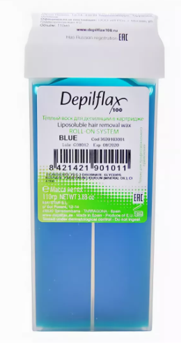Depilflax воск в картриджах с азуленом 110гр (а)
