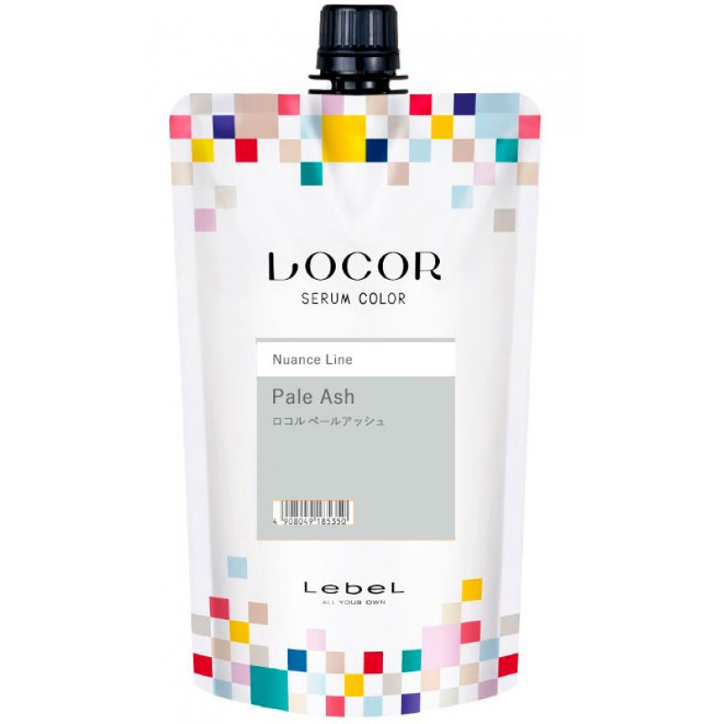 Lebel locor serum color краситель-уход оттеночный бледно-пепельный 300гр