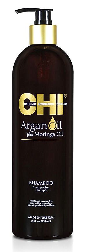 Chi argan oil шампунь с экстрактом арганы и дерева моринга 750 мл габ