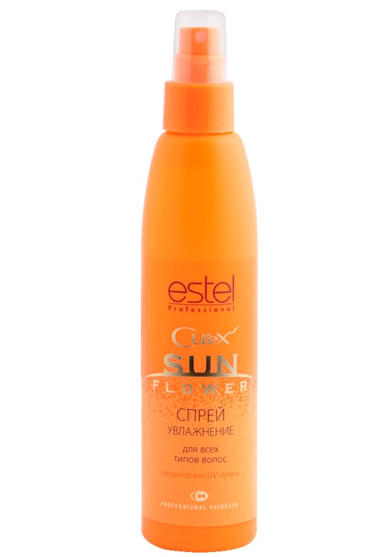 Estel curex sun flower спрей увлажнение и защита от uv лучей для всех типов волос 200 мл