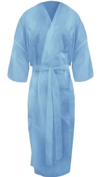 Халат-кимоно люкс универсальный голубой 5 шт/упк
