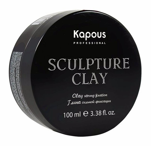Kapous styling глина для укладки волос нормальной фиксации sculpture clay 100мл