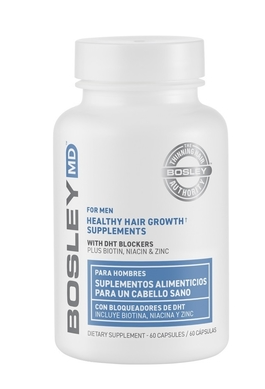 Bosley md regrowth комплекс витаминно-минеральный для оздоровления и роста волос для мужчин