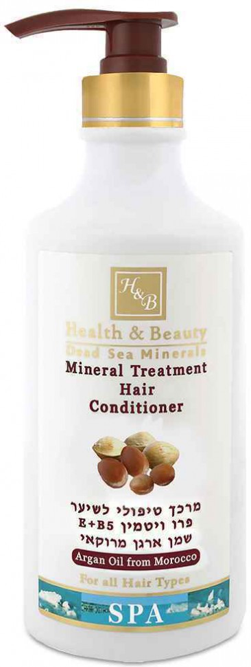 H&b 333 кондиционер c маслом аргана и минералами Мертвого моря для всех типов волос 780мл