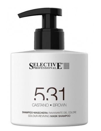 Selective 531 шампунь-маска для возобновления цвета волос коричневый 275мл