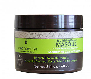 Macadamia nourishing repair маска восстанавливающая для всех типов волос 60 мл
