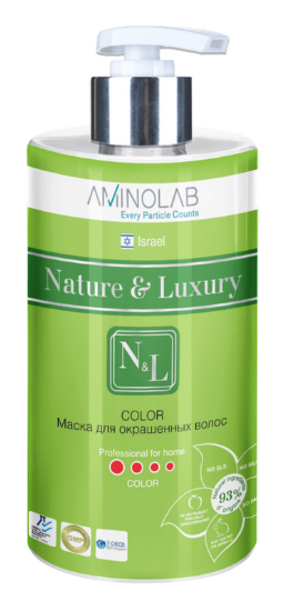 Aminolab Nature&luxury 305 маска для окрашенных волос 460 мл 