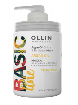 Ollin basic line маска с аргановым маслом 650мл