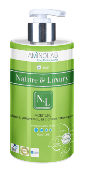 Aminolab Nature&luxury 304 маска увлажняющая с соком ламинарии 460 мл ^