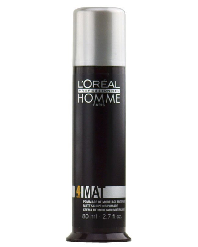 Loreal homme mat матирующая крем-паста для укладки волос 80мл БС