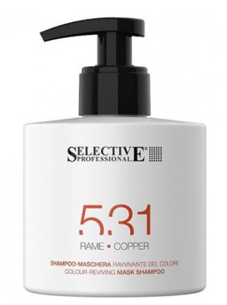 Selective 531 шампунь-маска для возобновления цвета волос медный 275мл