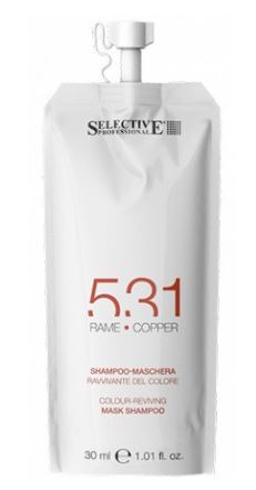 Selective 531 шампунь-маска для возобновления цвета волос медный 30мл