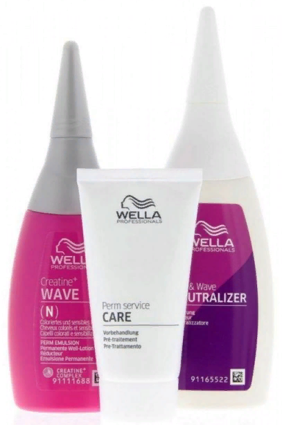 Wella creatine + wave набор для нормальных волос от тонких до трудноподдающихся мил
