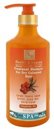 H&b 319 шампунь с добавлением масла облепихи для ухода за окрашенными и сухими волосами 780мл