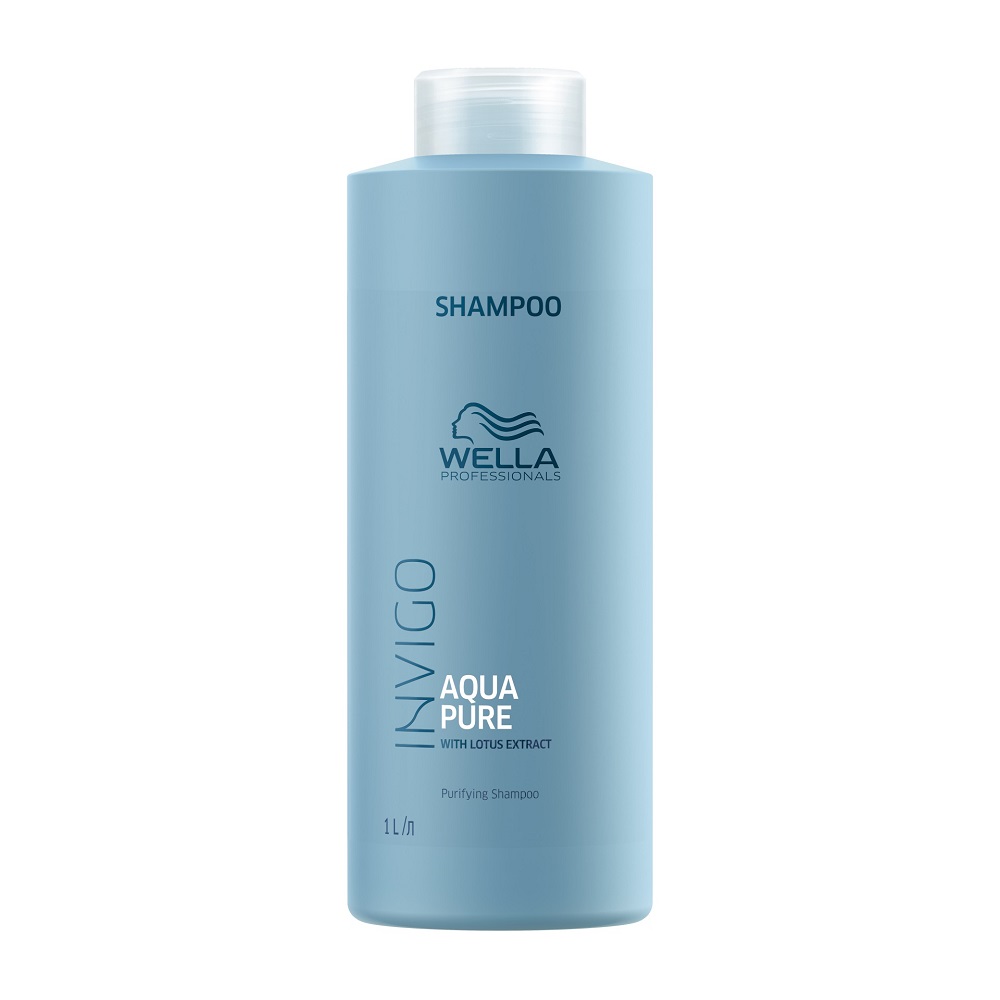 Wella Invigo balance aqua pure очищающий шампунь 1000мл