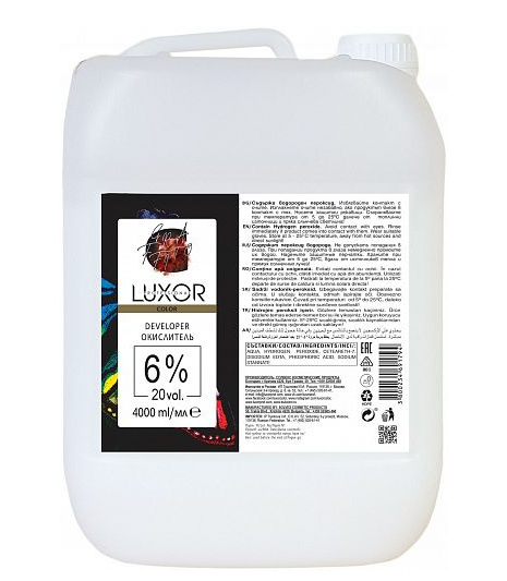 Luxor professional color окислитель для волос 6% 4000мл