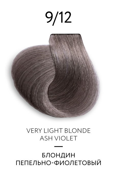 Ollin color platinum collection 9.12 перманентная крем-краска для волос 100мл