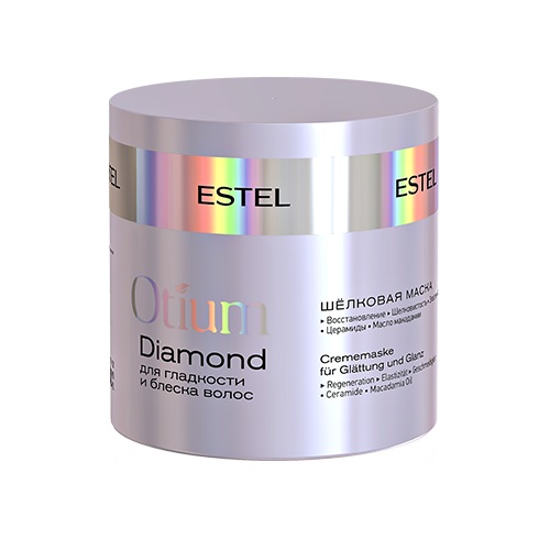 Estel otium diamond шелковая маска для гладкости и блеска волос 300 мл
