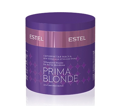 Estel prima blonde серебристая маска для холодных оттенков блонд 300 мл
