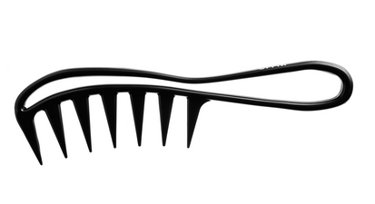 Ollin расческа-гребень с крупными зубцами и ручкой изогнутая
