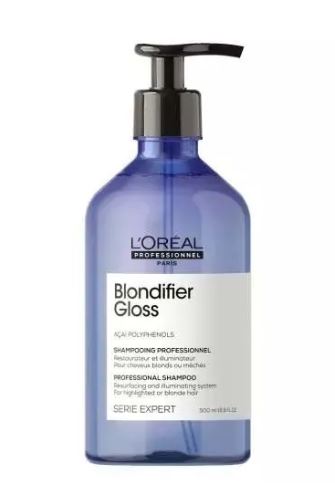 Loreal blondifier gloss шампунь для сияния волос восстанавливающий 500 мл БС
