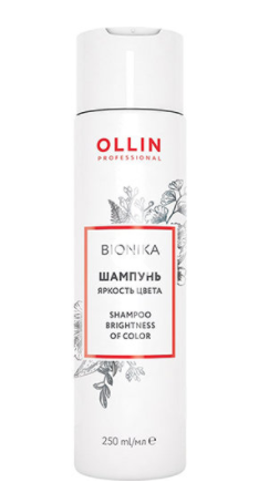 Ollin bionika шампунь для окрашенных волос яркость цвета 250мл