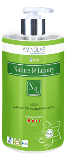 Aminolab Nature&luxury 314 шампунь для окрашенных волос 730 мл 